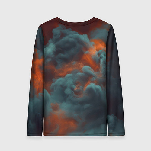 Женский лонгслив Джокер в дыму красок / 3D-принт – фото 2