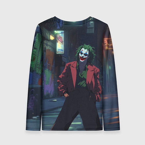 Женский лонгслив Джокер в широких штанах / 3D-принт – фото 2