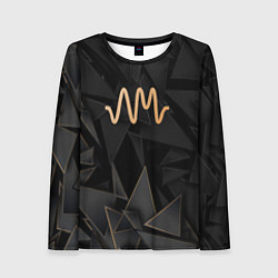 Женский лонгслив Arctic Monkeys golden poly