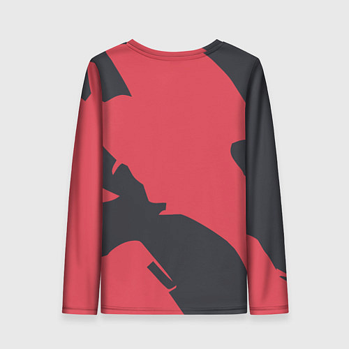 Женский лонгслив Орущая акула / 3D-принт – фото 2