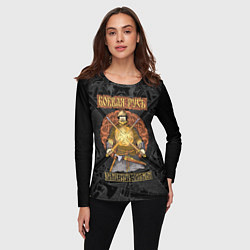 Лонгслив женский Боевая Русь русский богатырь, цвет: 3D-принт — фото 2