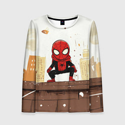 Женский лонгслив Мини человек-паук