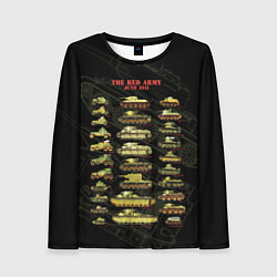 Лонгслив женский Бронетехника СССР на Июнь 1941, цвет: 3D-принт