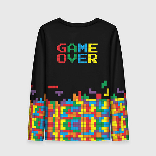 Женский лонгслив Game over / 3D-принт – фото 2