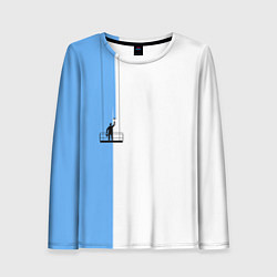 Женский лонгслив Моляр красит стену