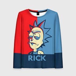 Женский лонгслив Rick pop art