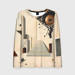 Женский лонгслив Архитектурный сюр