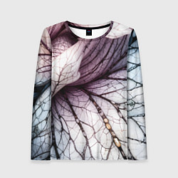 Женский лонгслив Раскрытый цветок