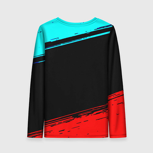 Женский лонгслив Dayz neon color / 3D-принт – фото 2