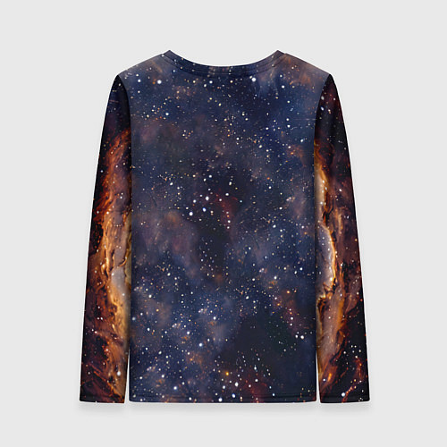 Женский лонгслив Сноу-шу в космосе / 3D-принт – фото 2