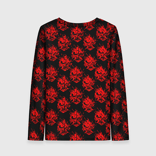 Женский лонгслив Samurai cyberpunk / 3D-принт – фото 2