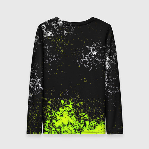 Женский лонгслив Stalker брызги красок / 3D-принт – фото 2