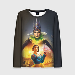 Лонгслив женский Белоснежка и Мачеха, цвет: 3D-принт
