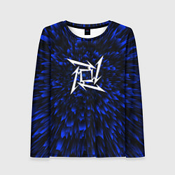 Женский лонгслив Metallica blue energy