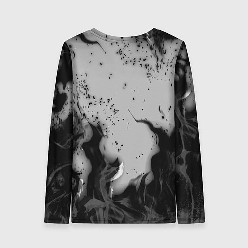 Женский лонгслив NASA неоновый огонь / 3D-принт – фото 2