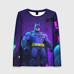 Лонгслив женский Бэтмен объемная модель, цвет: 3D-принт