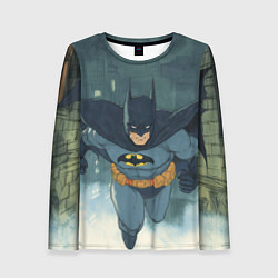 Женский лонгслив Бэтмен старый стиль