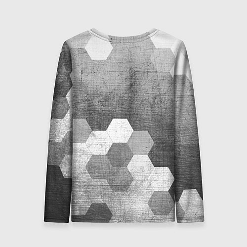 Женский лонгслив God of War - grey gradient посередине / 3D-принт – фото 2