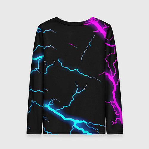 Женский лонгслив Dota неоновый шторм / 3D-принт – фото 2