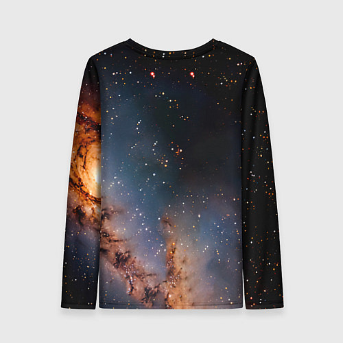 Женский лонгслив Маркус Рашфорд и космос / 3D-принт – фото 2