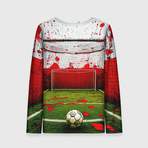 Женский лонгслив Мини-футбол / 3D-принт – фото 2