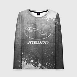 Лонгслив женский Jaguar - grey gradient, цвет: 3D-принт