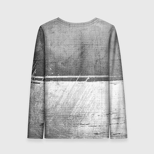 Женский лонгслив Borussia - grey gradient посередине / 3D-принт – фото 2