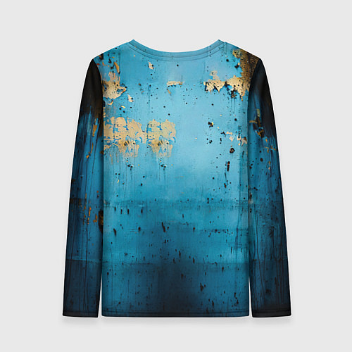 Женский лонгслив Синяя боксерская груша / 3D-принт – фото 2