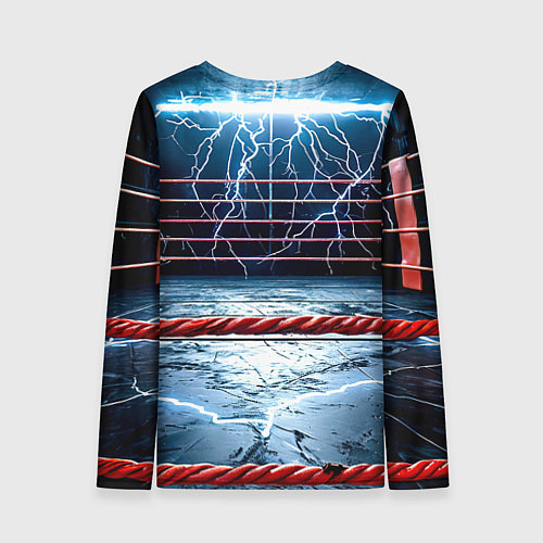 Женский лонгслив Ринг и молния / 3D-принт – фото 2