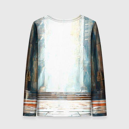 Женский лонгслив Греко-римский борец / 3D-принт – фото 2