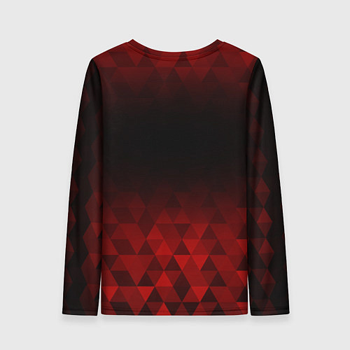 Женский лонгслив Dead Space red poly / 3D-принт – фото 2