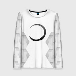 Женский лонгслив Demon Slayer white poly