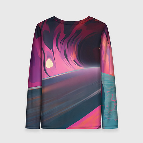 Женский лонгслив БМВ граффити стиль / 3D-принт – фото 2