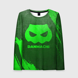 Женский лонгслив DanMachi - green gradient