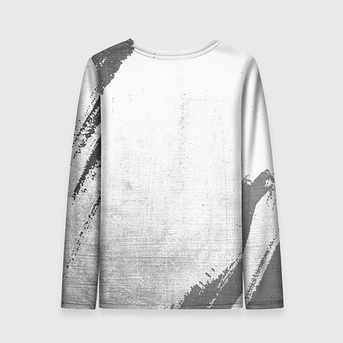 Женский лонгслив PUBG - white gradient / 3D-принт – фото 2