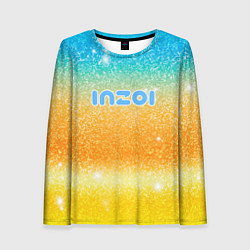Женский лонгслив Inzoi лого и блестки