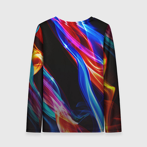 Женский лонгслив Космос пламенный / 3D-принт – фото 2