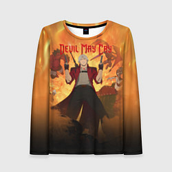 Лонгслив женский Devil May Cry персонажи, цвет: 3D-принт