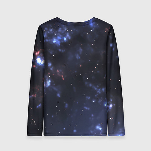 Женский лонгслив Чужой на фоне вселенной / 3D-принт – фото 2