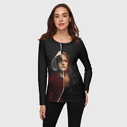 Лонгслив женский Джун Осборн - Рассказ служанки, цвет: 3D-принт — фото 2