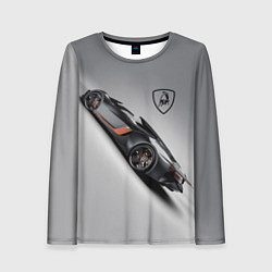 Женский лонгслив Lamborghini - racing car