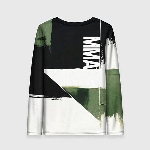 Женский лонгслив Магомед Анкалаев боец ММА / 3D-принт – фото 2