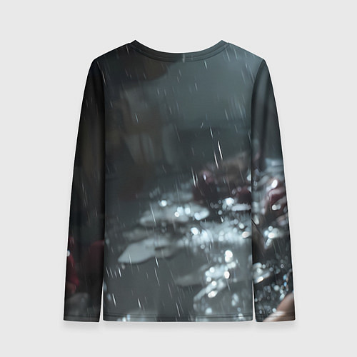 Женский лонгслив Счастливая Милина МК / 3D-принт – фото 2