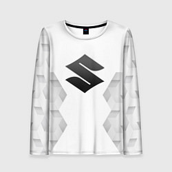 Женский лонгслив Suzuki white poly