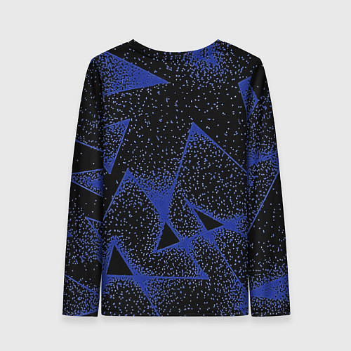 Женский лонгслив Triangles with dots / 3D-принт – фото 2