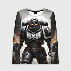Лонгслив женский Warhammer 40k космодесант, цвет: 3D-принт