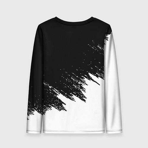 Женский лонгслив Liverpool краски белые / 3D-принт – фото 2