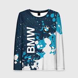 Лонгслив женский Bmw брызги, цвет: 3D-принт