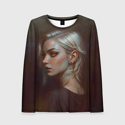 Женский лонгслив Девушка Error