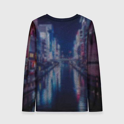 Женский лонгслив Девушка с разбитым сердцем / 3D-принт – фото 2